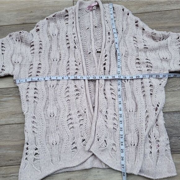 Calypso St. Barth Chic Knit Cardigan short sleeve alpaca wool blend - Picture 9 of 12